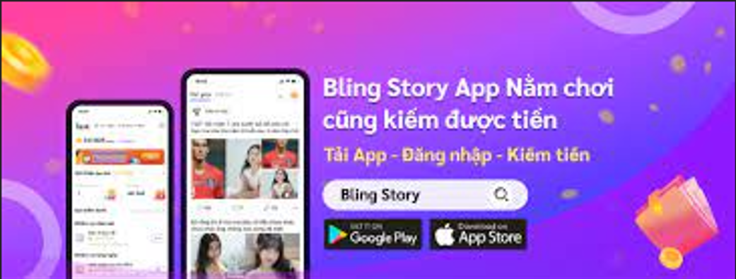 Bling Story kiếm tiền online