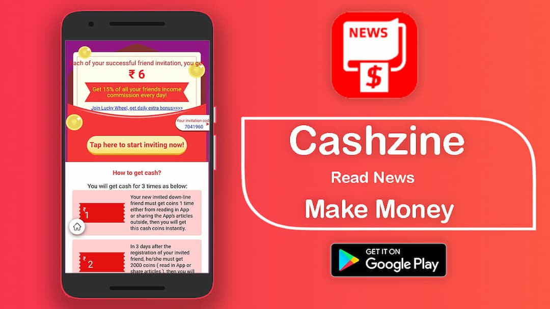 App Cashzine la gi co kiem duoc tien khong